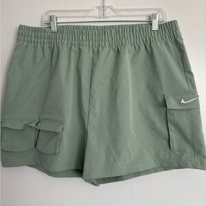 Light green Nike cargo shorts